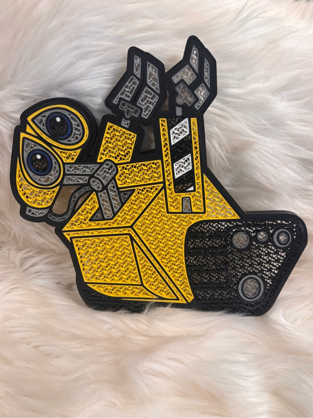 Space Robot Character Pin Board 3-D Printed - Picture 3 of 4